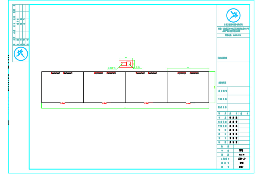 甘肅武威1200平米蔬菜保鮮冷庫(kù)設(shè)計(jì)平面圖